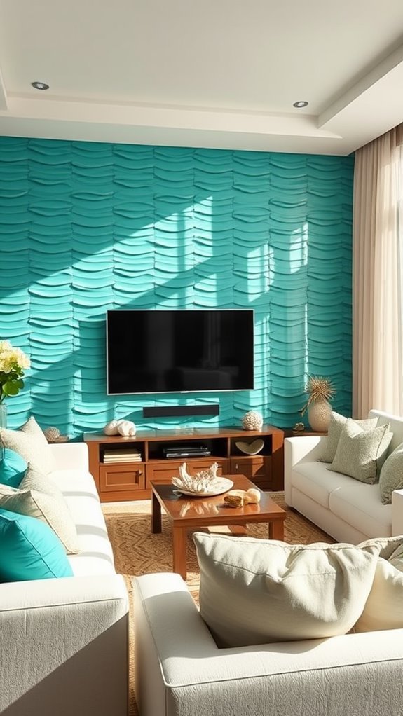 coastal vibe with turquoise