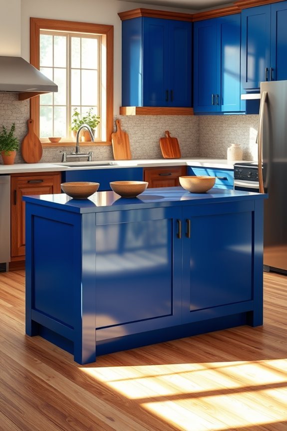 cobalt blue rustic charm
