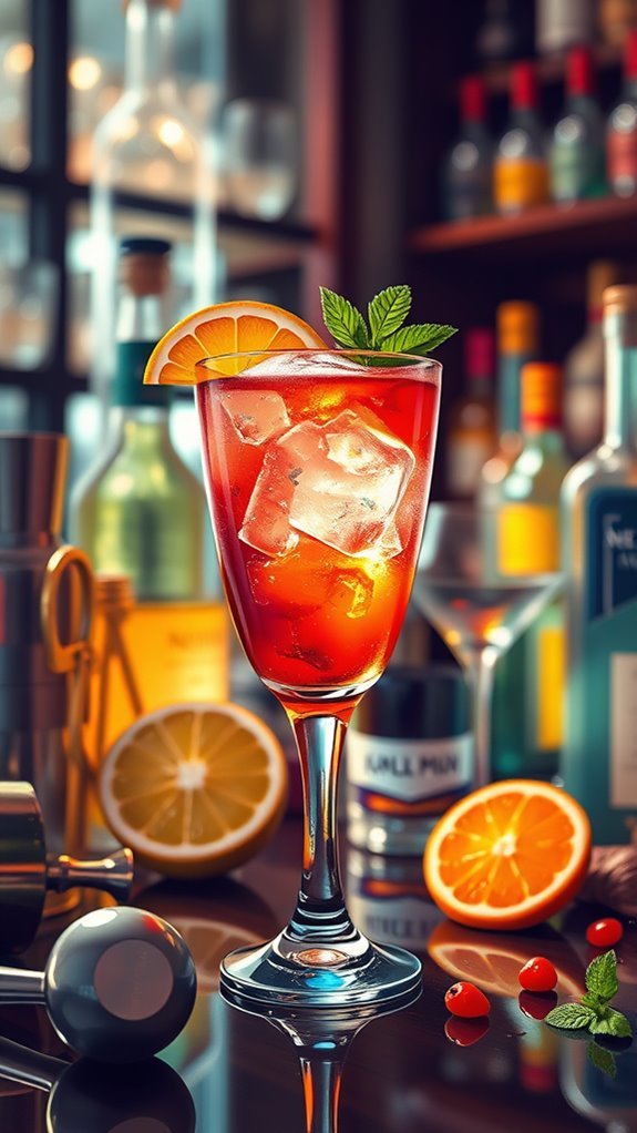 cocktail stories through illustrations