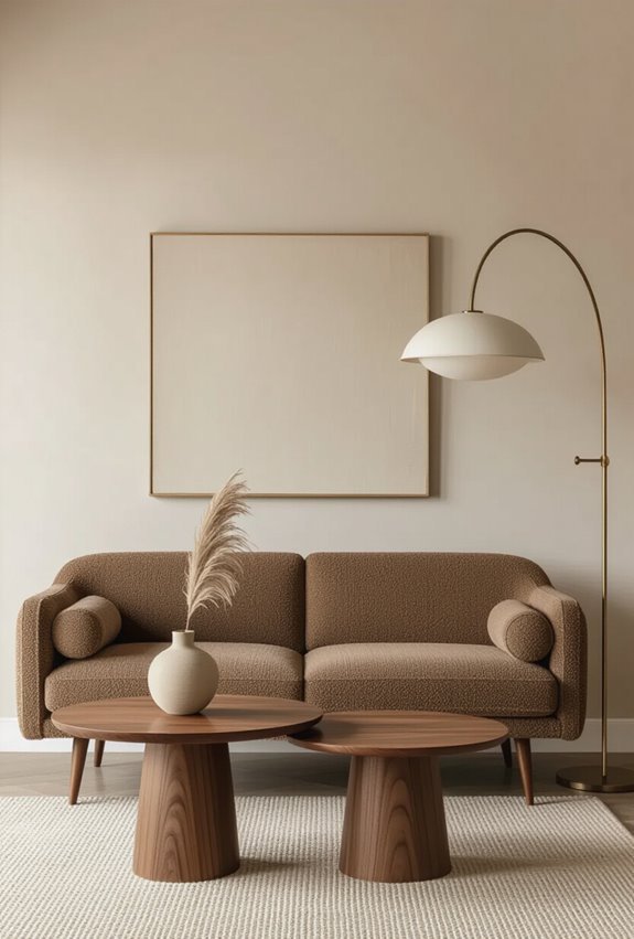 cocoa beige brass elegance