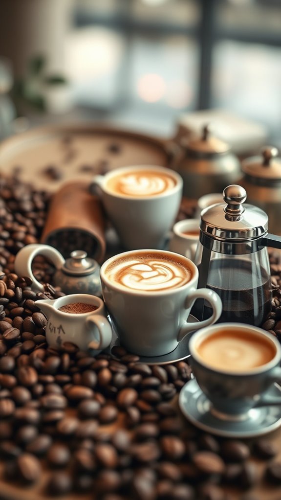 coffee collage art techniques