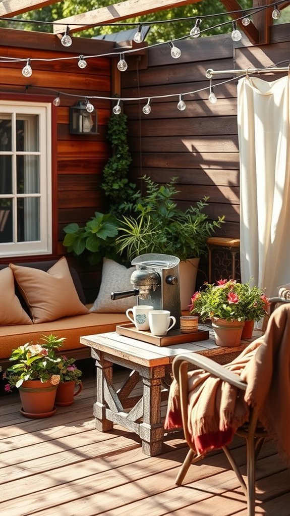 coffee station for relaxation