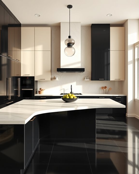 cohesive black and cream