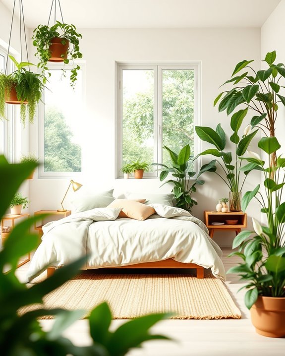 cohesive botanical color palette