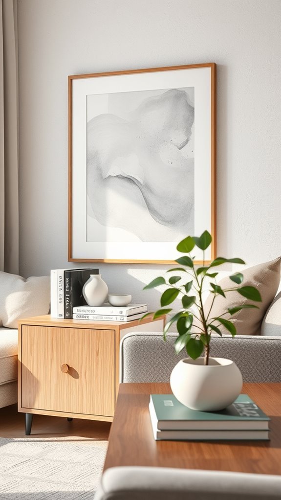 cohesive theme based art corner