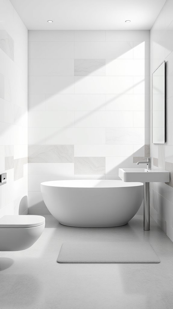 cohesive tranquil bathroom design