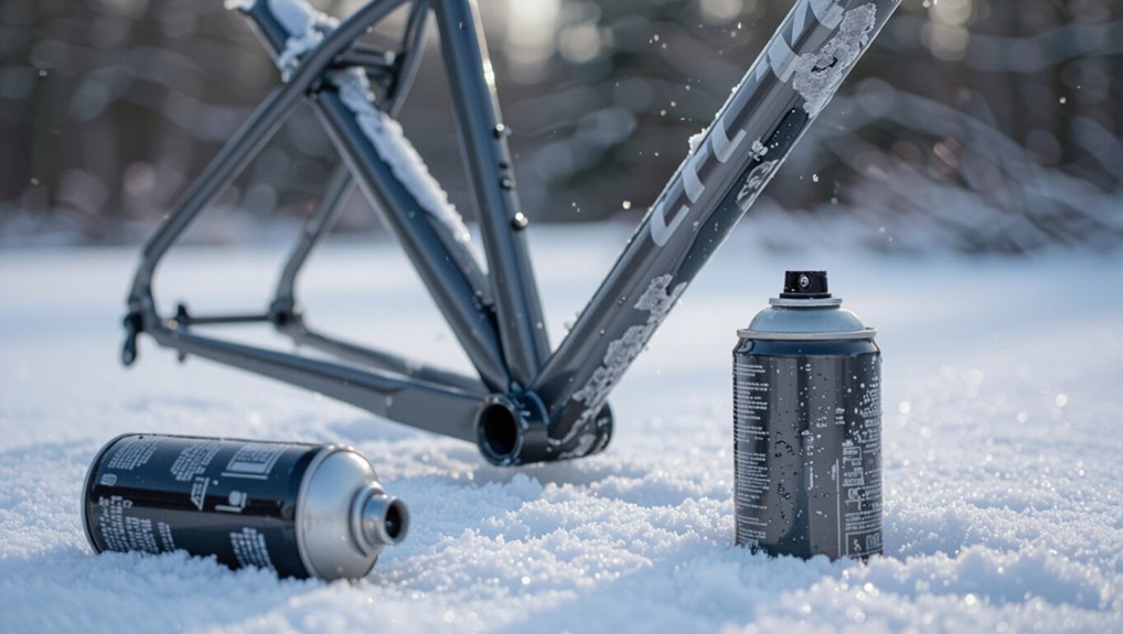 cold weather spray adhesion