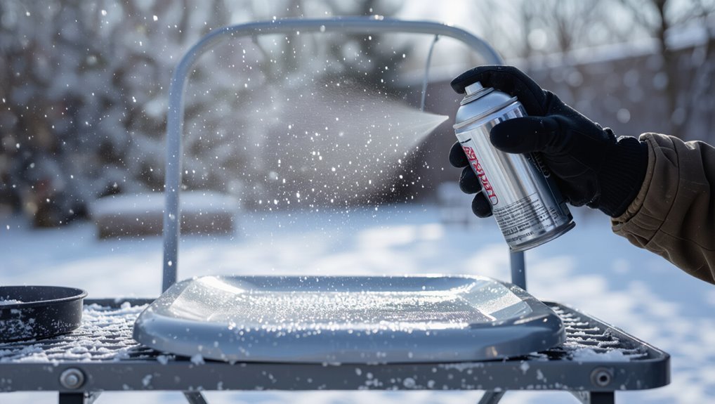 cold weather spray techniques