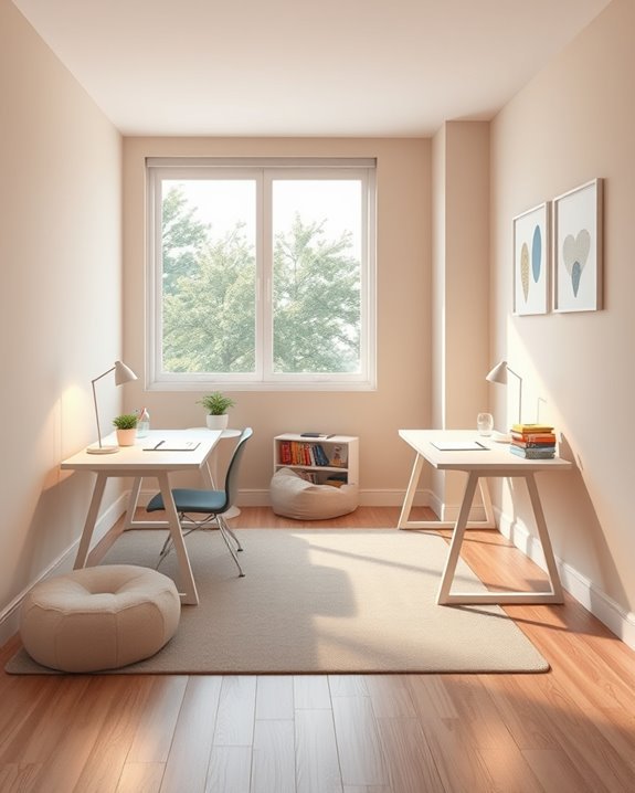 collaborative dual study space
