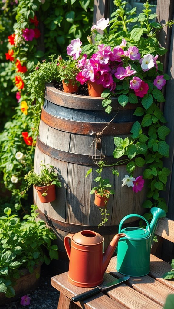 collect rainwater for gardening