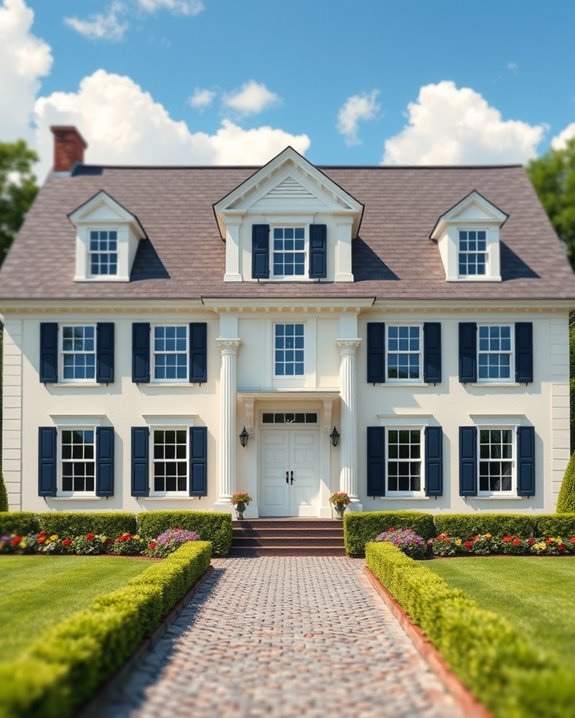 colonial architectural charm preserved