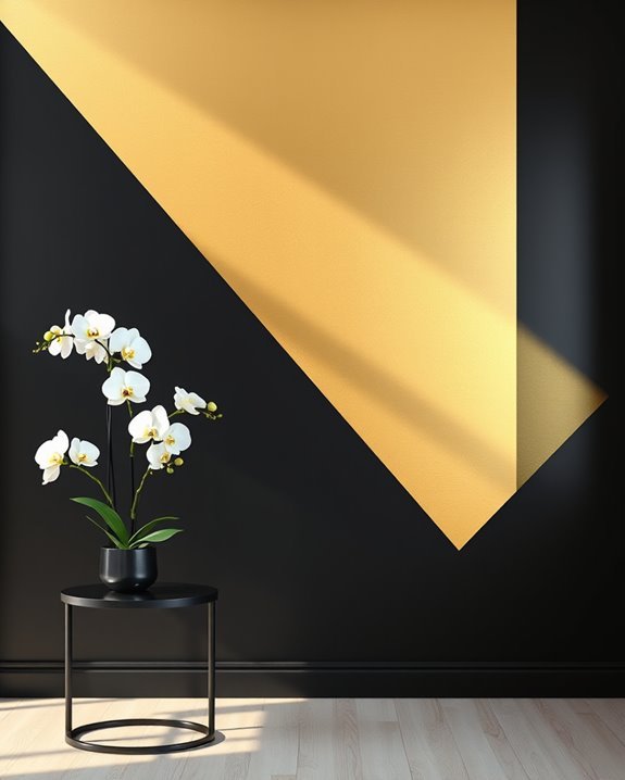 color blocked wall designs