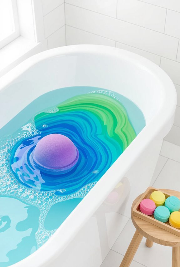 color changing fizzy glow bombs