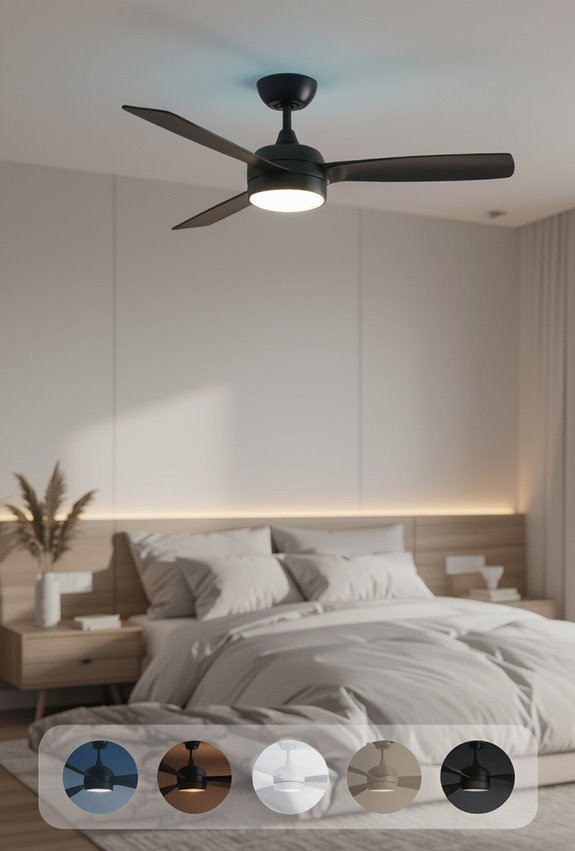 color changing led ceiling fans