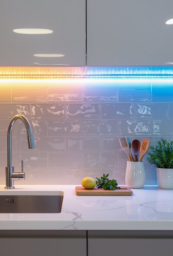 color changing mood kitchen lighting