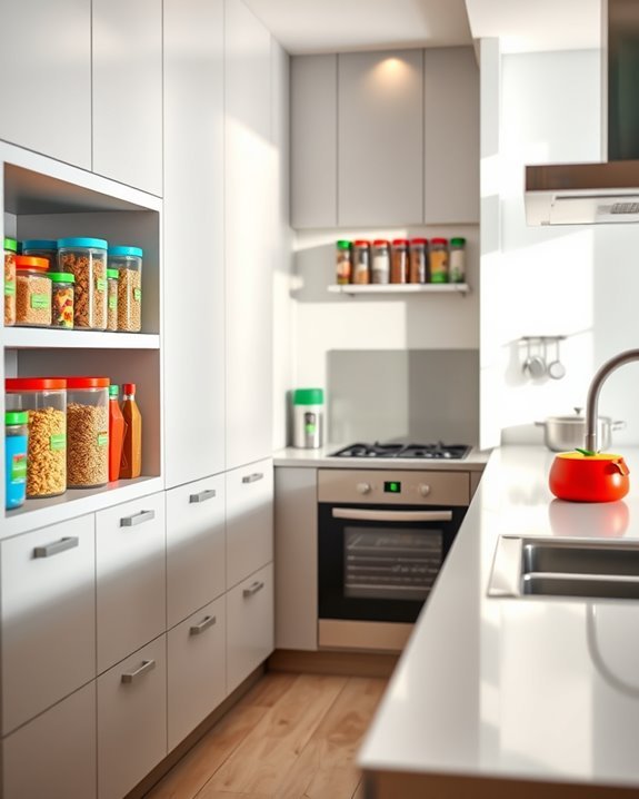 color coded kitchen organization system