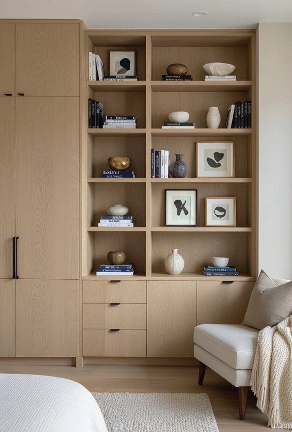colorful books with decor