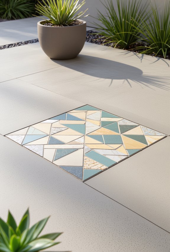 colorful durable mosaic accents