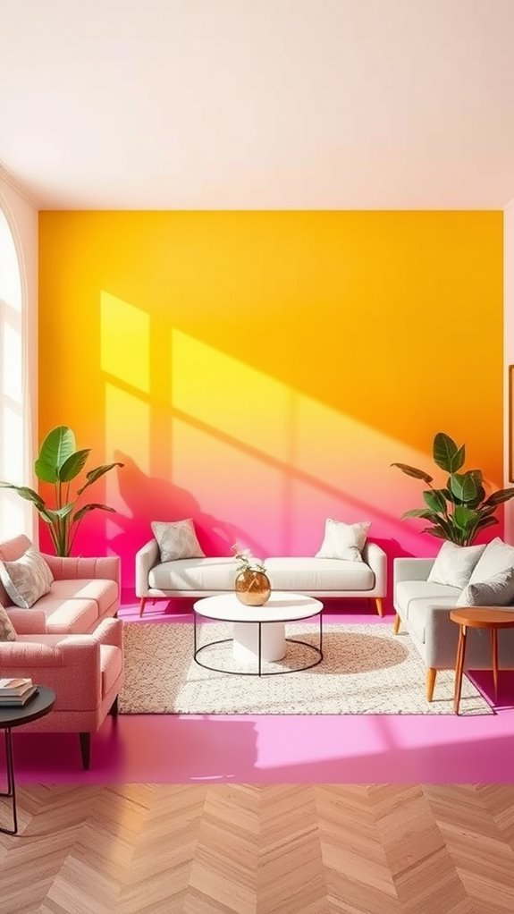 colorful gradient transitions showcased