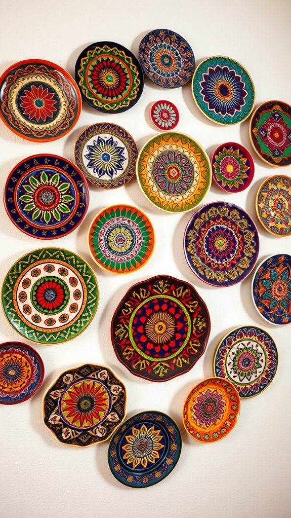 colorful plates for decor