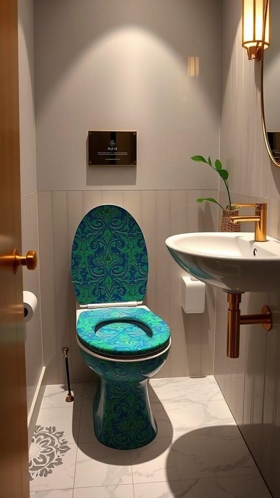 colorful restroom design ideas