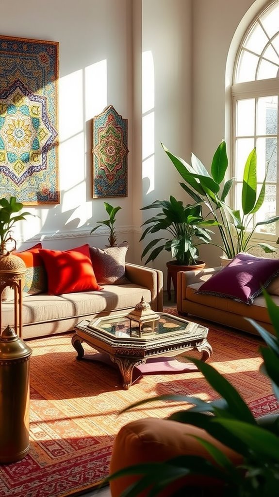 colorful tiled artwork creations