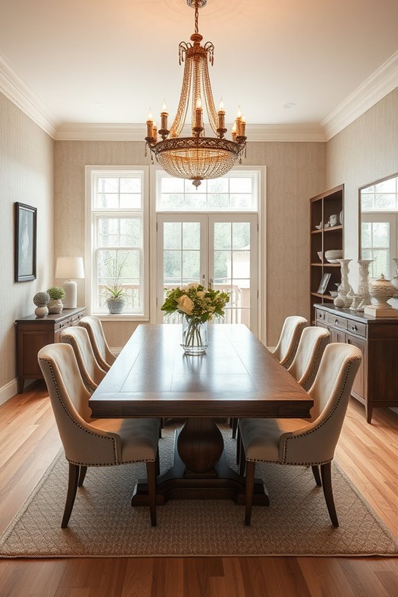 comfortable and stylish dining