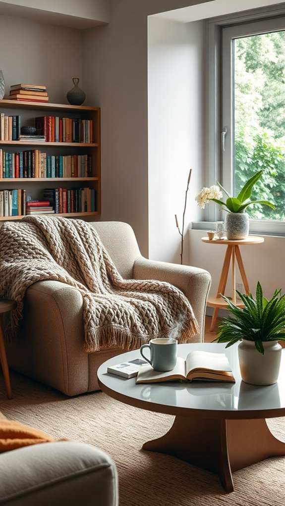 comfortable corners for reading