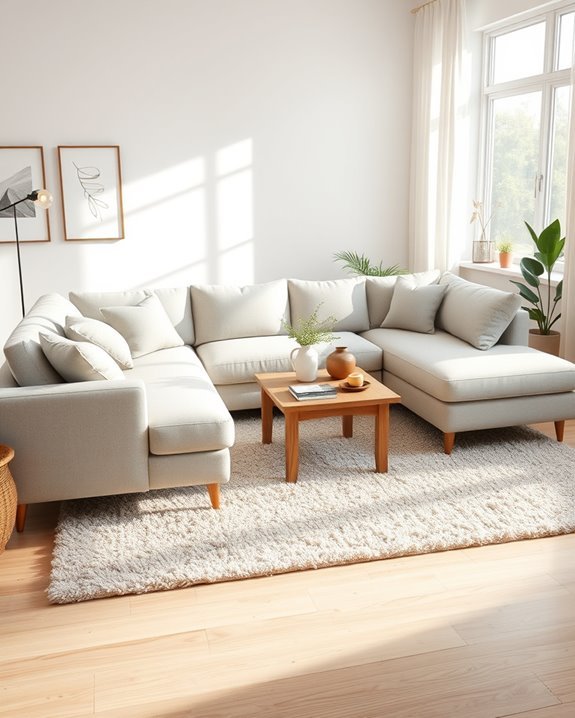 comfortable family gathering space
