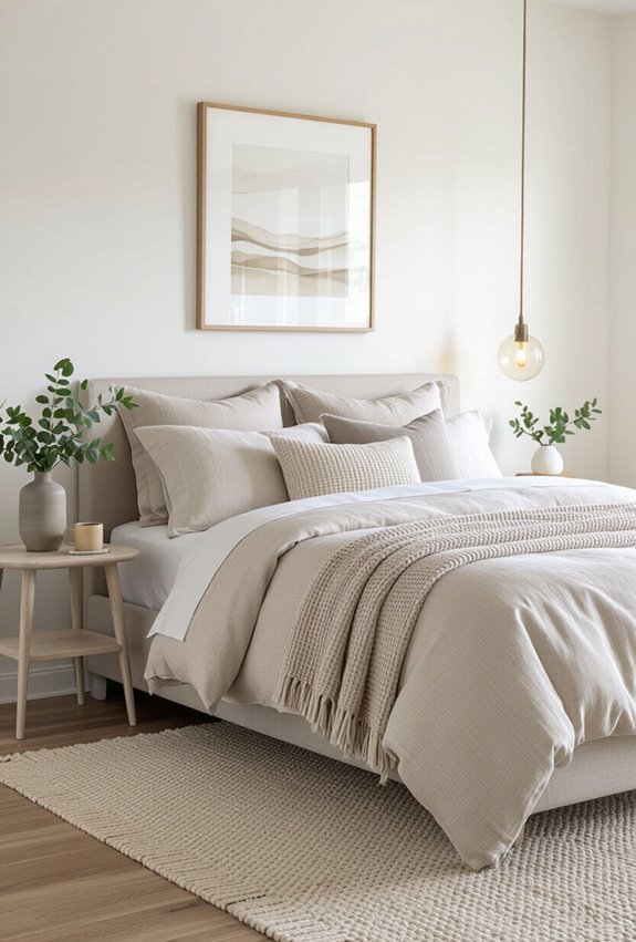 comfortable simple guest ready bedroom
