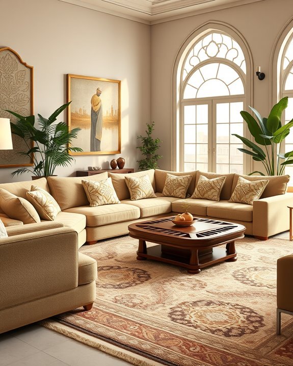 comfortable stylish arabian seating