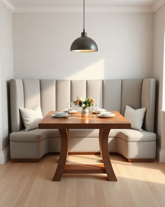 comfortable stylish dining seating