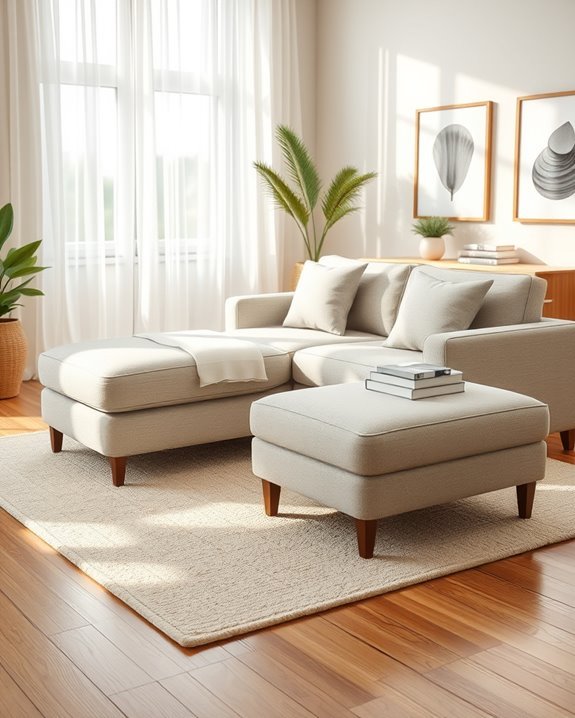 comfortable stylish seating combination