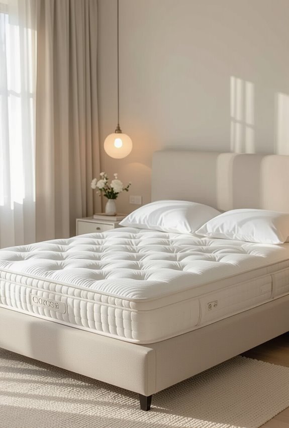 comfortable supportive temperature regulating mattress