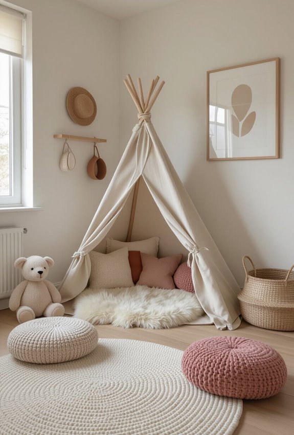 comfy tactile calming exploration nook