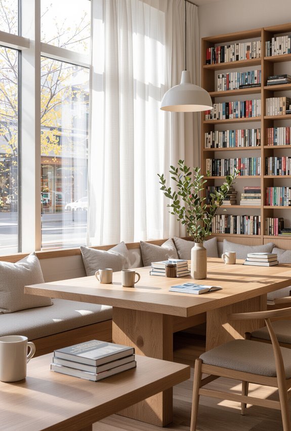 communal tables encourage socializing