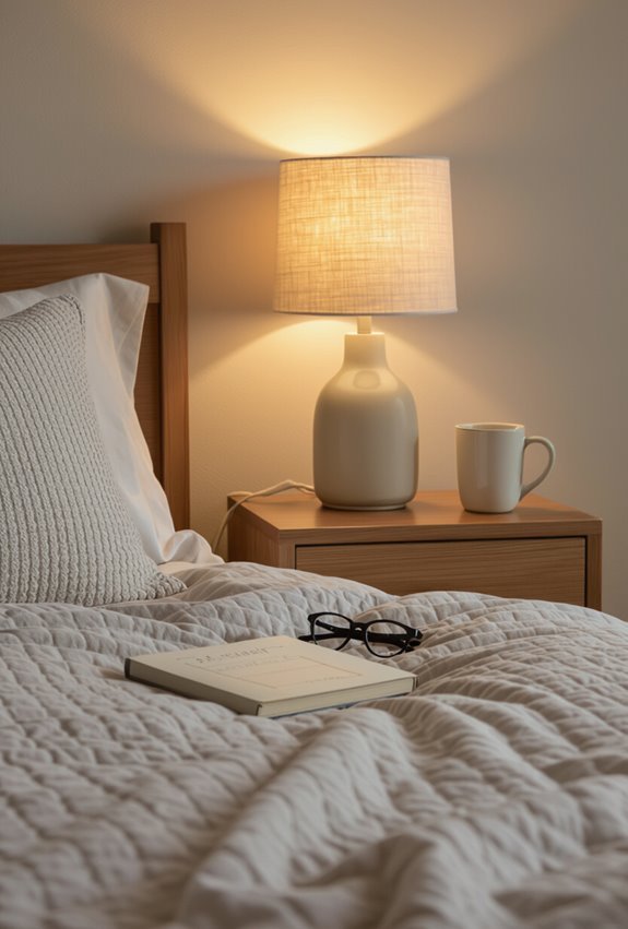 compact adjustable warm reading lamp