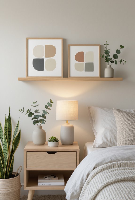 compact art and plants