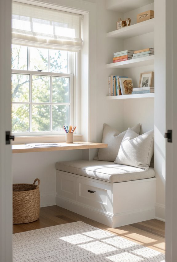compact clutter free focused nook