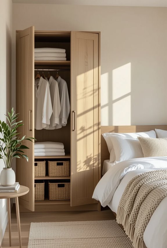 compact corner wardrobe solutions