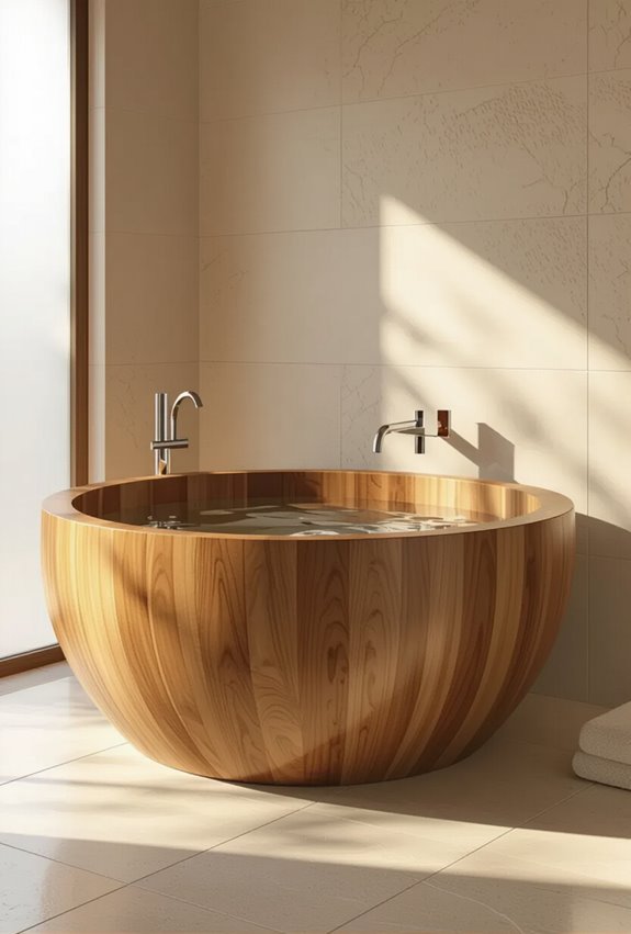 compact deep japanese soaking tub