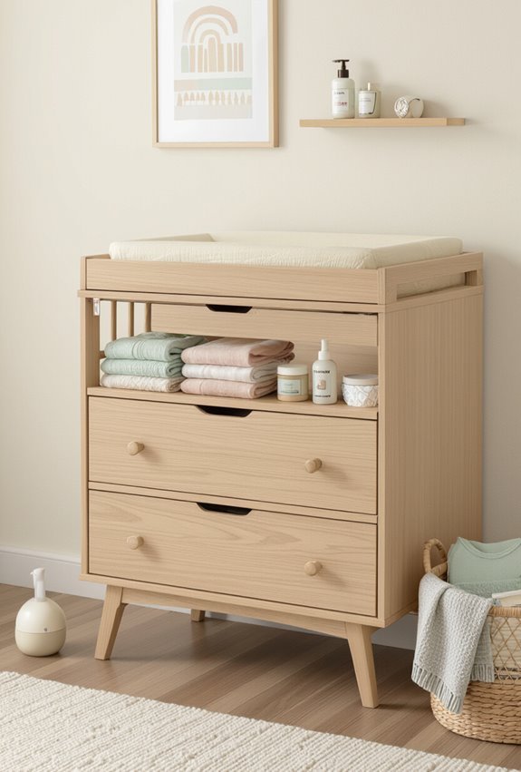 compact eco friendly dresser changing table