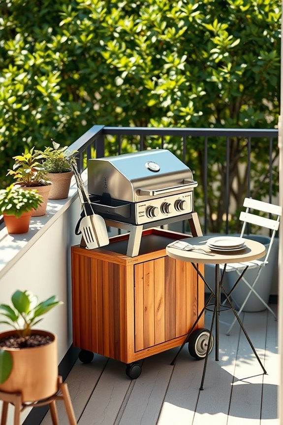 compact outdoor cooking solution