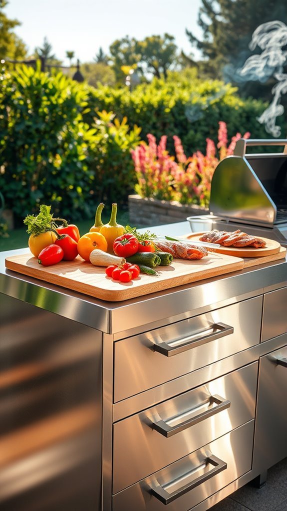 compact outdoor grilling solution