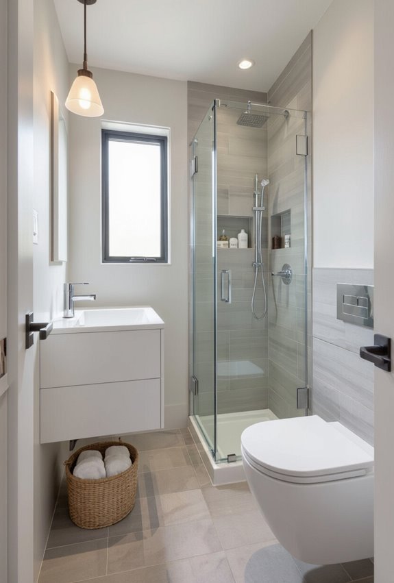 compact pedestal sinks and faucets