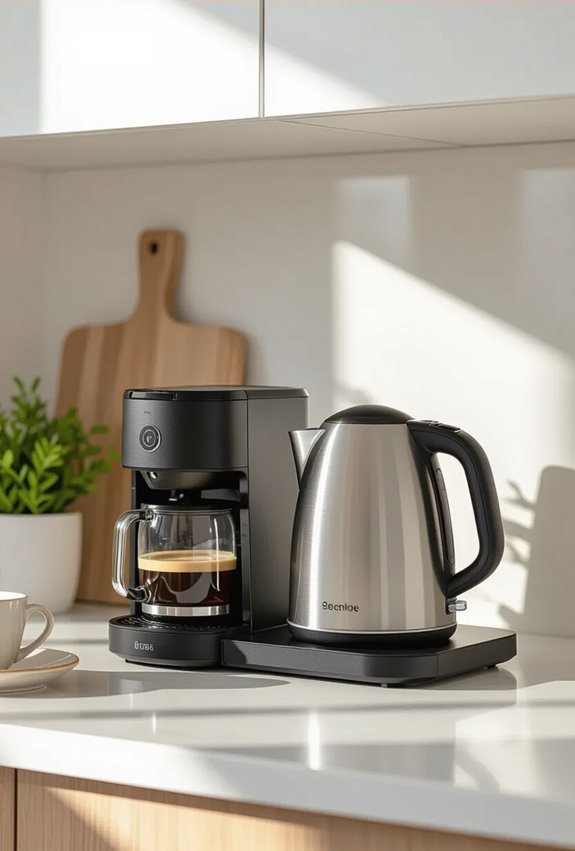 compact single serve temperature controlled brewer