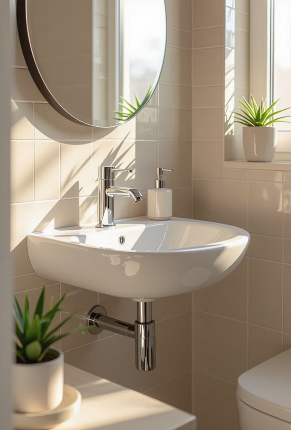 compact sinks stylish space
