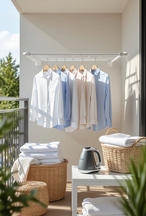 compact steamer within reach