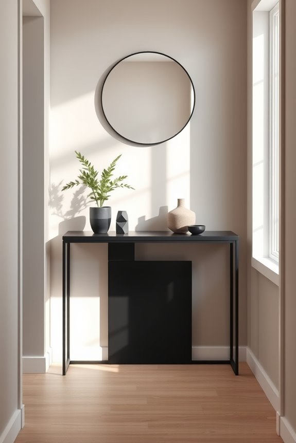 compact stylish entryway solution