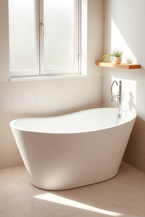 compact stylish freestanding tubs